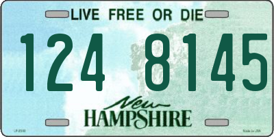 NH license plate 1248145