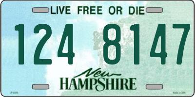 NH license plate 1248147