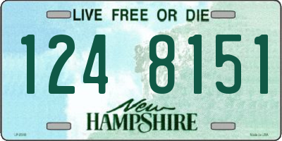 NH license plate 1248151