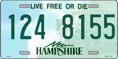 NH license plate 1248155