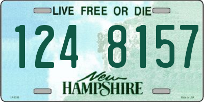 NH license plate 1248157
