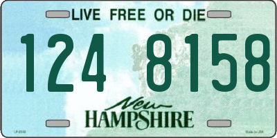 NH license plate 1248158