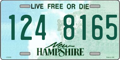 NH license plate 1248165