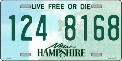 NH license plate 1248168