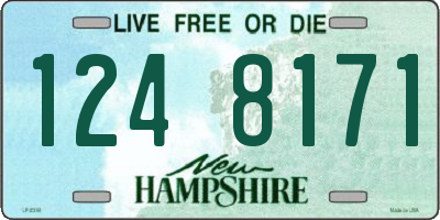 NH license plate 1248171