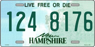 NH license plate 1248176