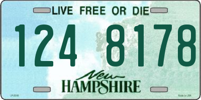 NH license plate 1248178