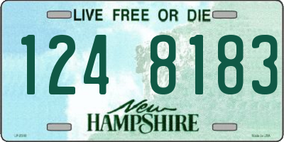 NH license plate 1248183