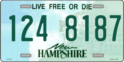 NH license plate 1248187