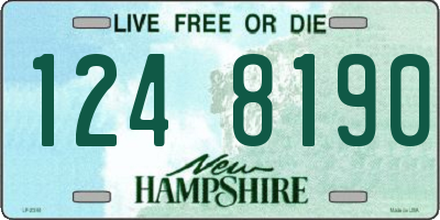 NH license plate 1248190
