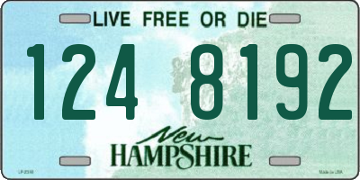 NH license plate 1248192