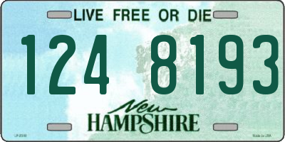 NH license plate 1248193