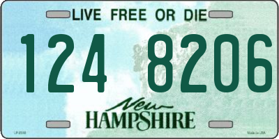 NH license plate 1248206
