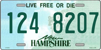 NH license plate 1248207