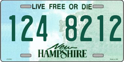 NH license plate 1248212