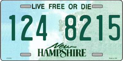 NH license plate 1248215