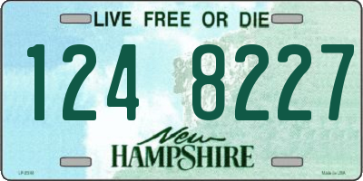 NH license plate 1248227