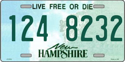 NH license plate 1248232