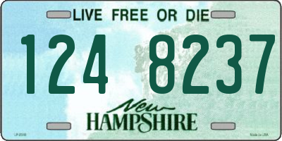 NH license plate 1248237