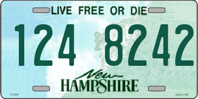 NH license plate 1248242