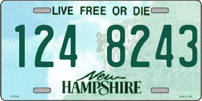 NH license plate 1248243