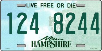 NH license plate 1248244