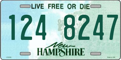 NH license plate 1248247