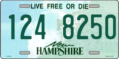 NH license plate 1248250