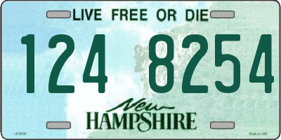 NH license plate 1248254