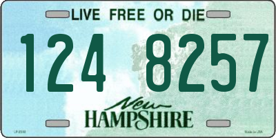 NH license plate 1248257