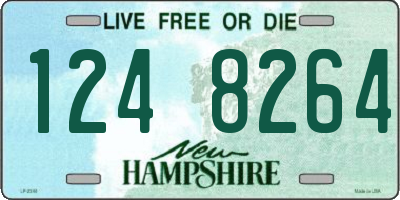 NH license plate 1248264
