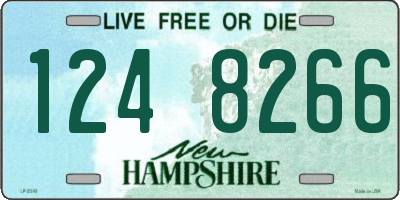 NH license plate 1248266