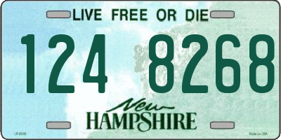 NH license plate 1248268
