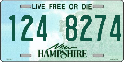 NH license plate 1248274