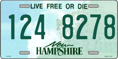NH license plate 1248278