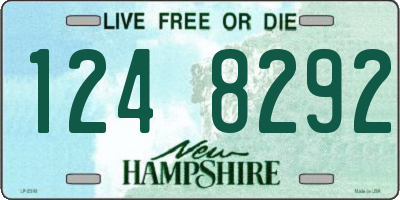 NH license plate 1248292