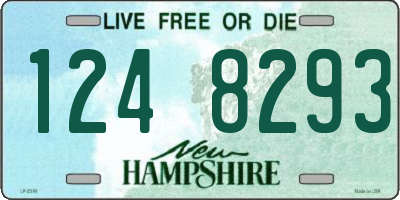 NH license plate 1248293