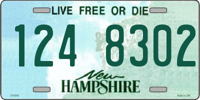 NH license plate 1248302