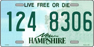 NH license plate 1248306