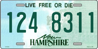 NH license plate 1248311