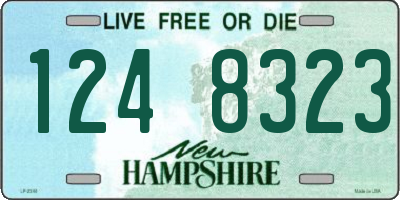 NH license plate 1248323