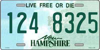 NH license plate 1248325