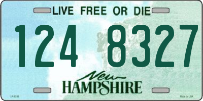 NH license plate 1248327