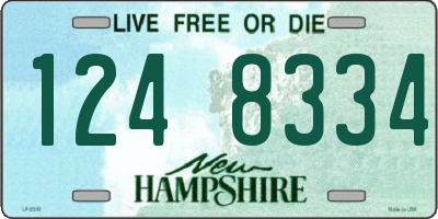 NH license plate 1248334