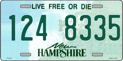 NH license plate 1248335