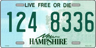 NH license plate 1248336