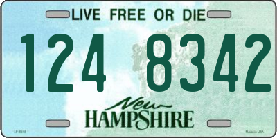 NH license plate 1248342