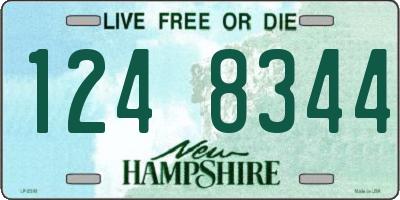 NH license plate 1248344