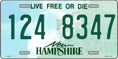 NH license plate 1248347