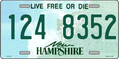 NH license plate 1248352